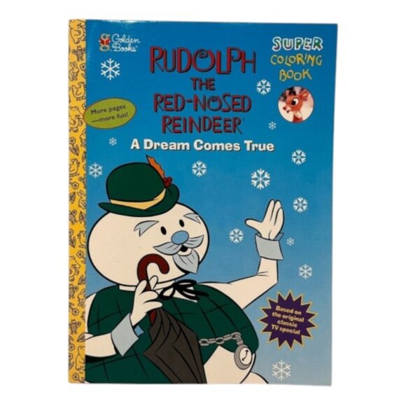 VINTAGE 90s Rudolph the Red-Nosed Reindeer Movie Book Games Bundle NWT - Picture 13 of 16